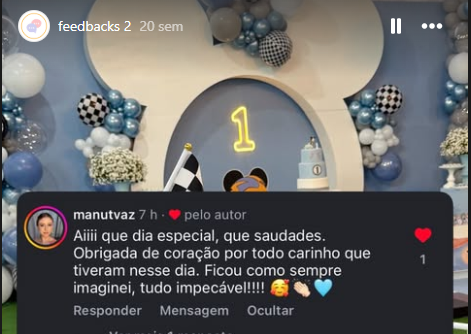 Feedback de mãe Le Jardins Evento 5